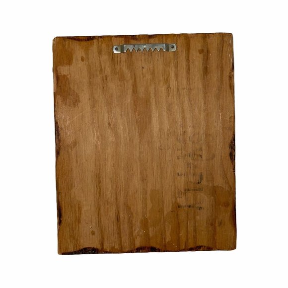 Vintage Wood Plaque Insanity is Hereditary 9X7 - Picture 4 of 5